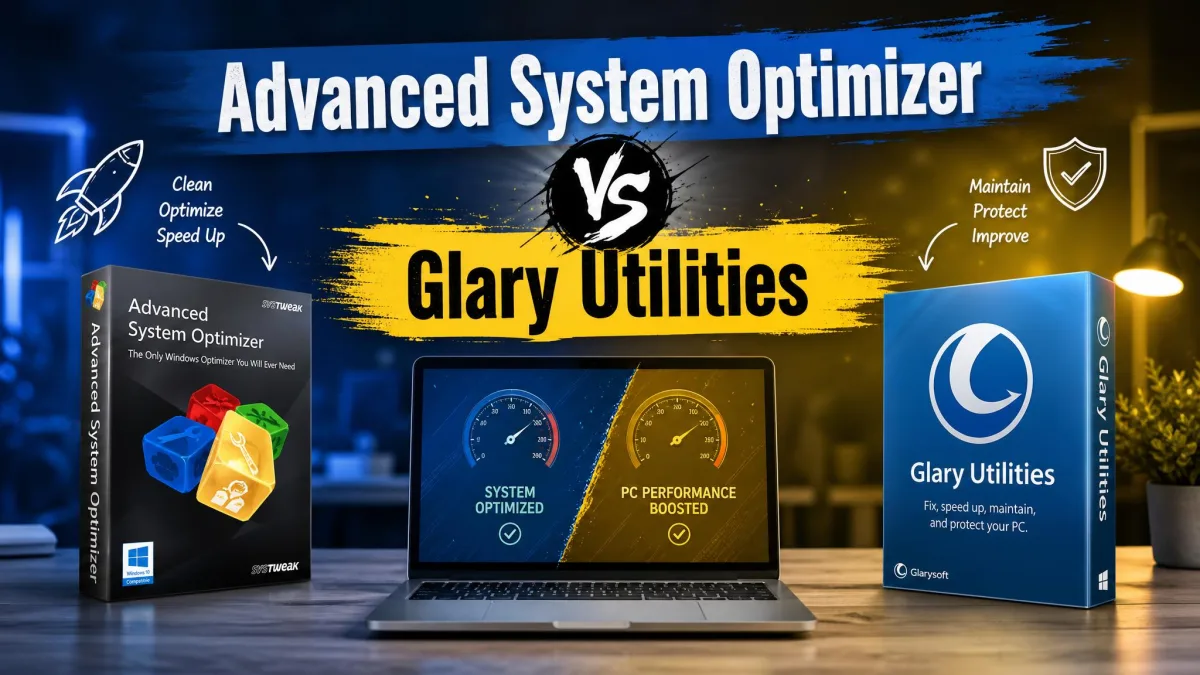 Advanced System Optimizer vs Glary Utilities: Which Is Better In 2026?
