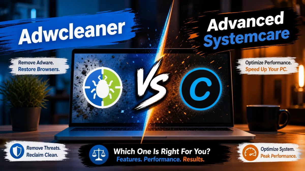 AdwCleaner vs Advanced SystemCare: Which One Do You Actually Need?