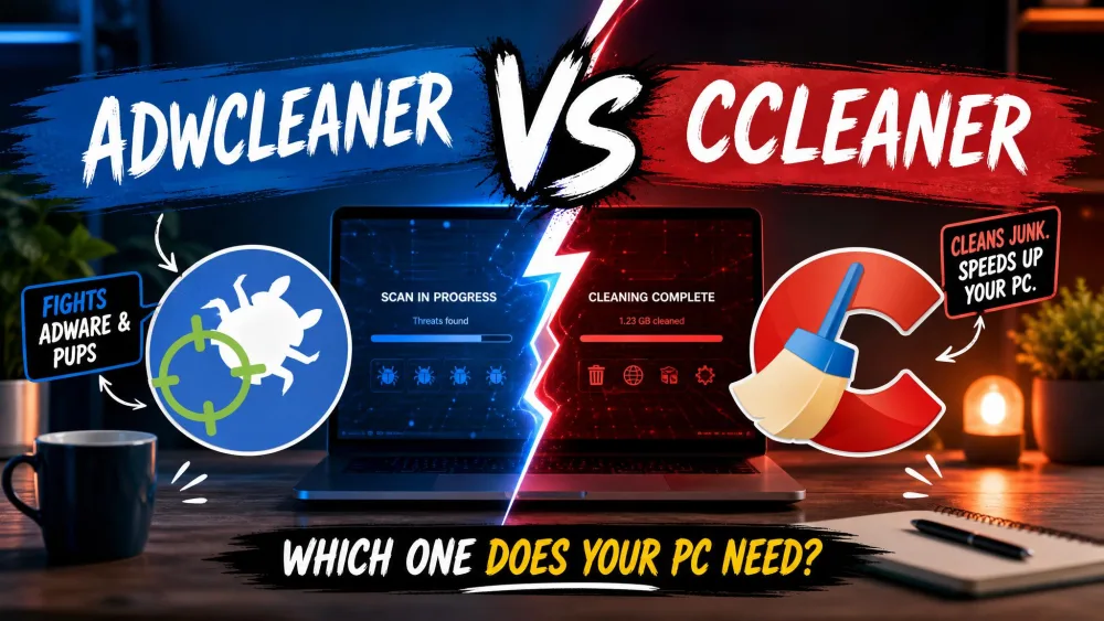 AdwCleaner vs CCleaner: Which One Do You Actually Need?