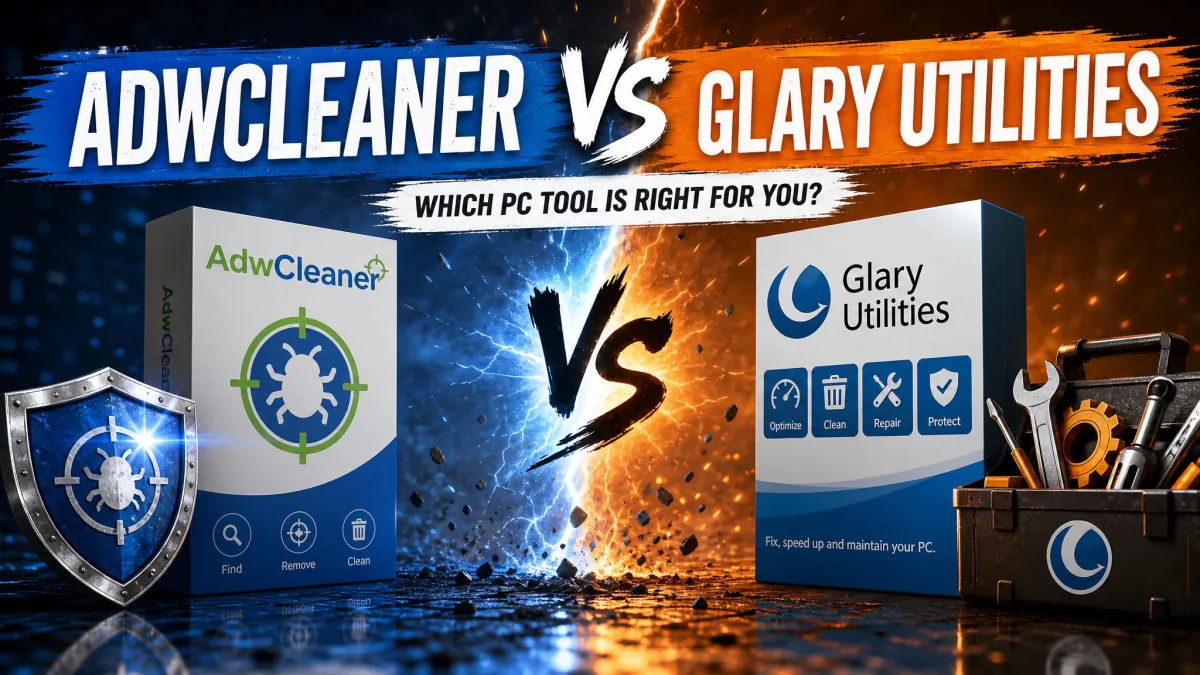 AdwCleaner vs Glary Utilities: Which PC Cleaner Is Better?