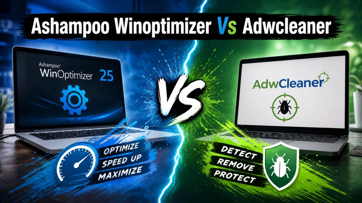 Ashampoo WinOptimizer vs AdwCleaner: Which One Do You Need In 2026?