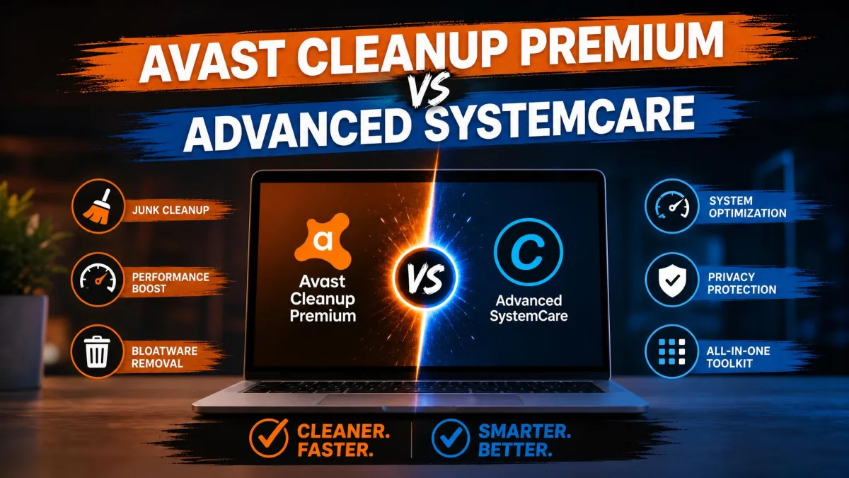 Avast Cleanup Premium vs Advanced SystemCare: Which PC Cleaner Wins In 2026?