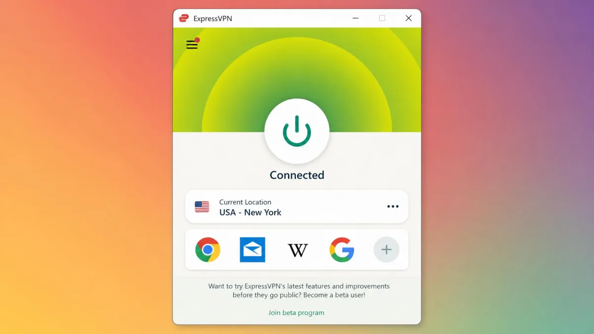 ExpressVPN screenshot