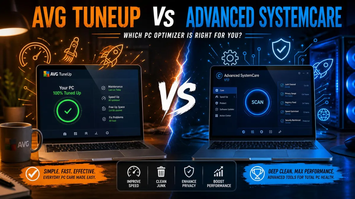 AVG TuneUp vs Advanced SystemCare: Which PC Optimizer Wins In 2026?