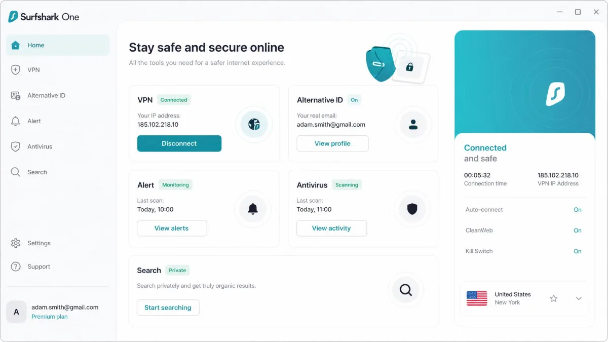 Surfshark One screenshot