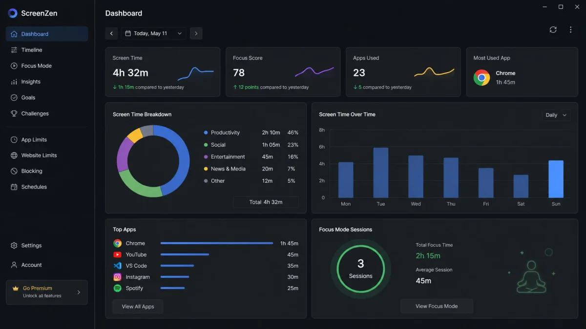 ScreenZen screenshot