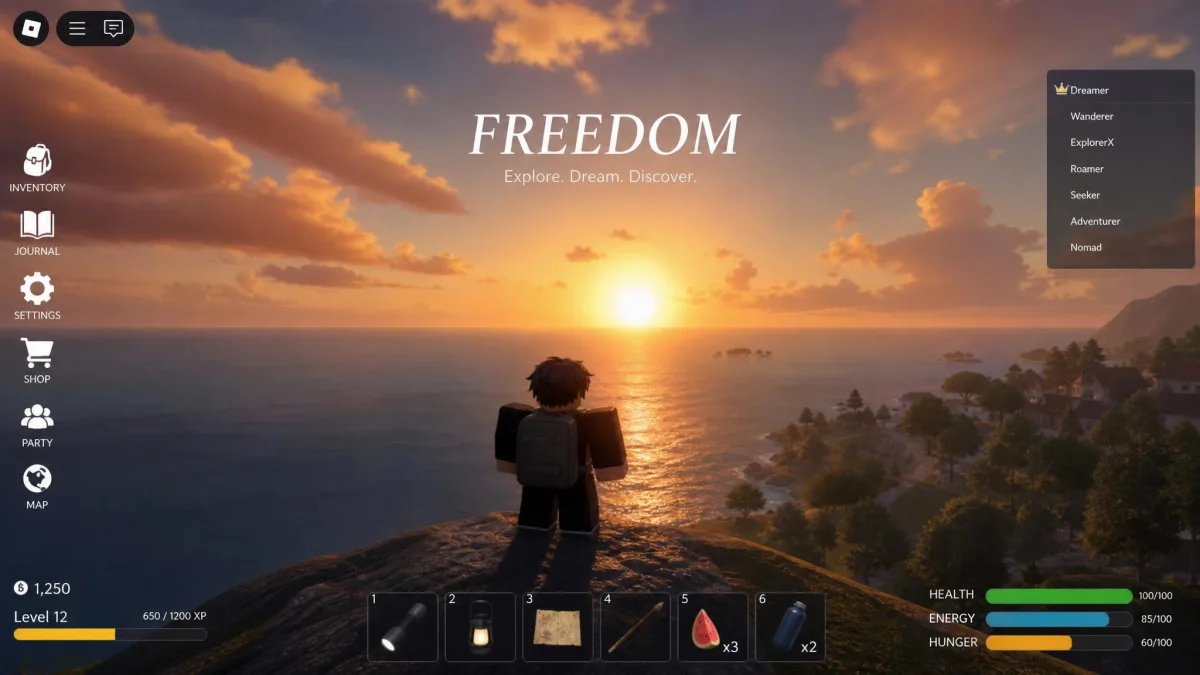 Freedom screenshot