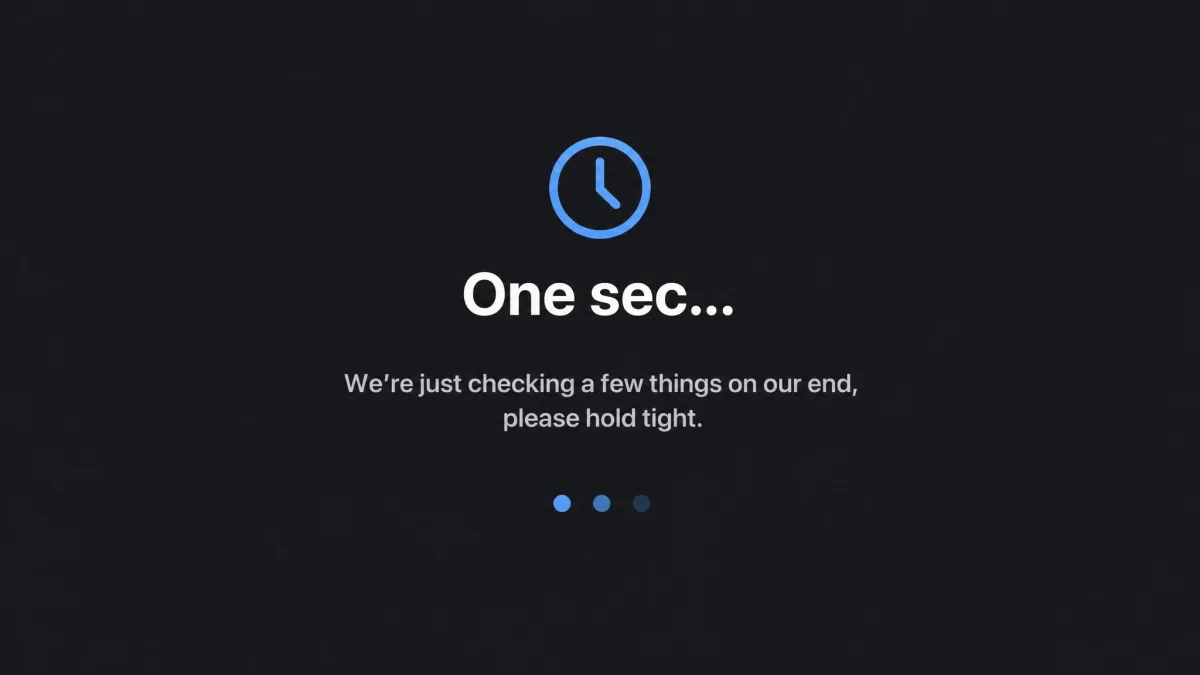 One Sec screen time screenshot