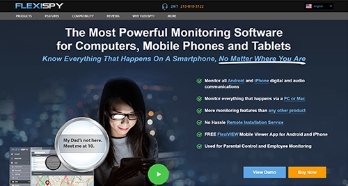 FlexiSPY screenshot