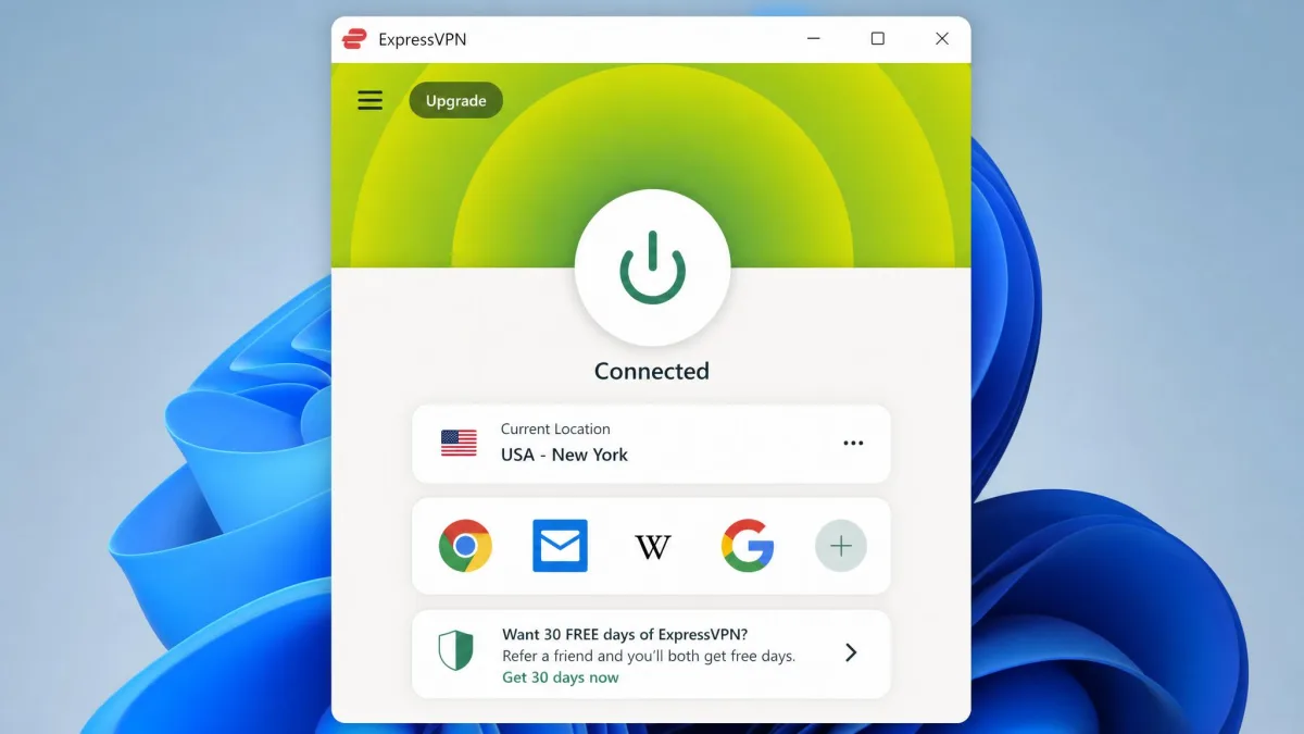 ExpressVPN screenshot