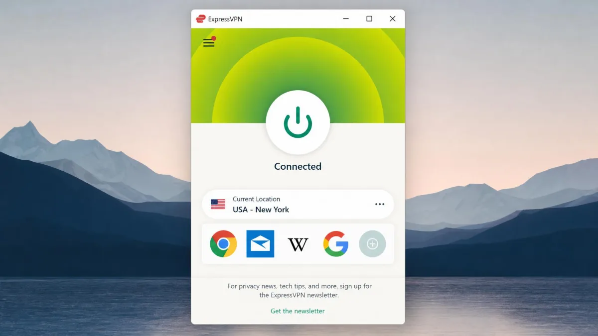 ExpressVPN screenshot