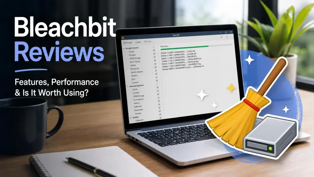 BleachBit Review 2026: Is The Free Open-Source PC Cleaner Worth It?