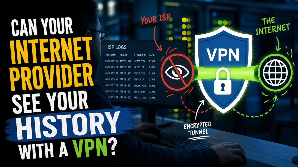 Can Your ISP See Your History With a VPN?