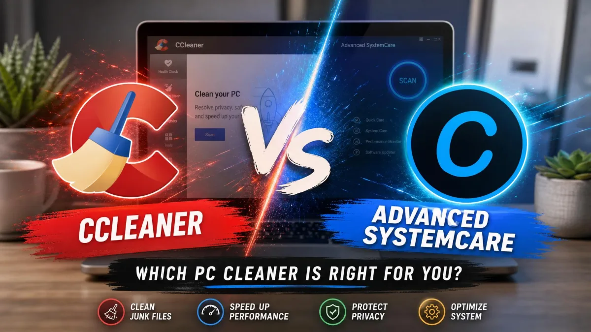 CCleaner vs Advanced SystemCare: Which PC Cleaner Actually Wins?
