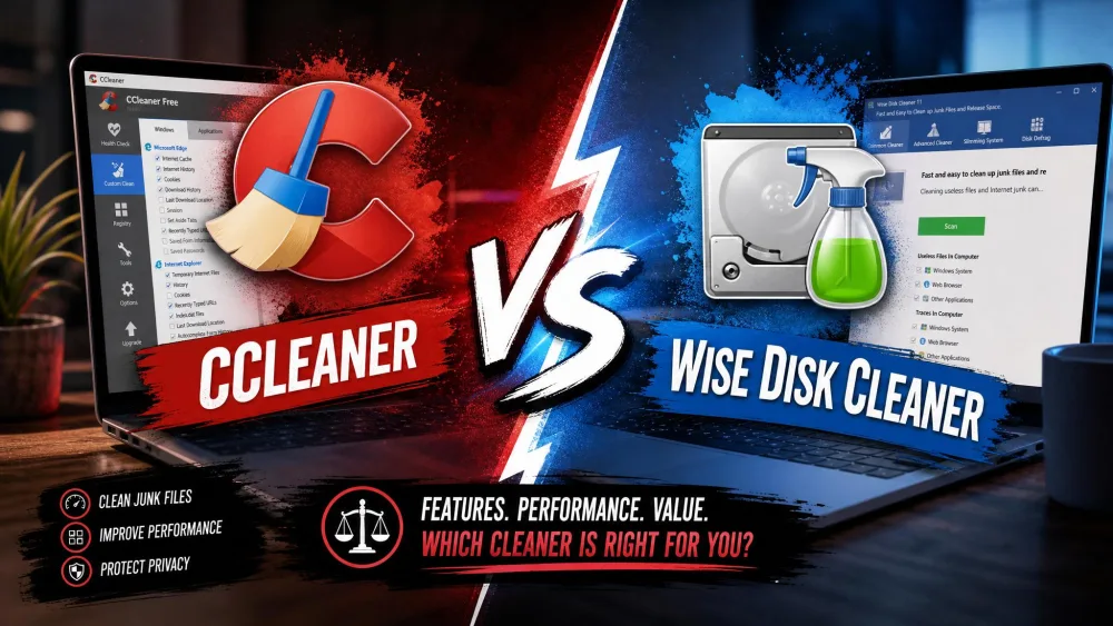 CCleaner vs Wise Disk Cleaner: Which PC Cleaner Should You Use?