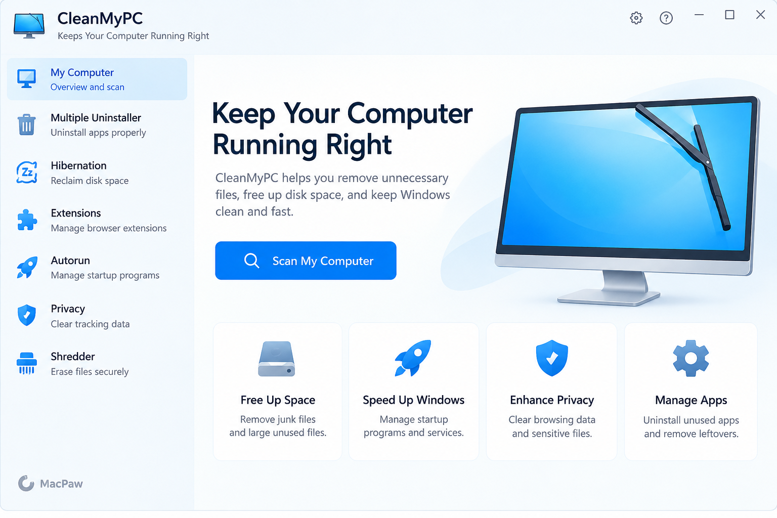 CleanMyPc for Windows