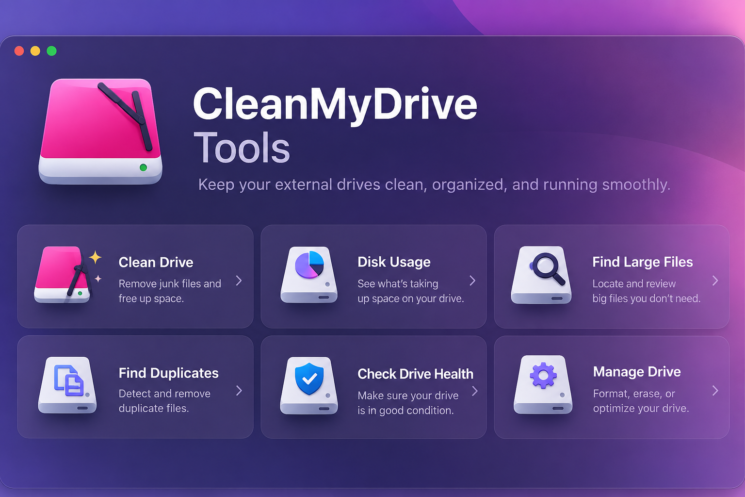 CleanMyDrive Tools
