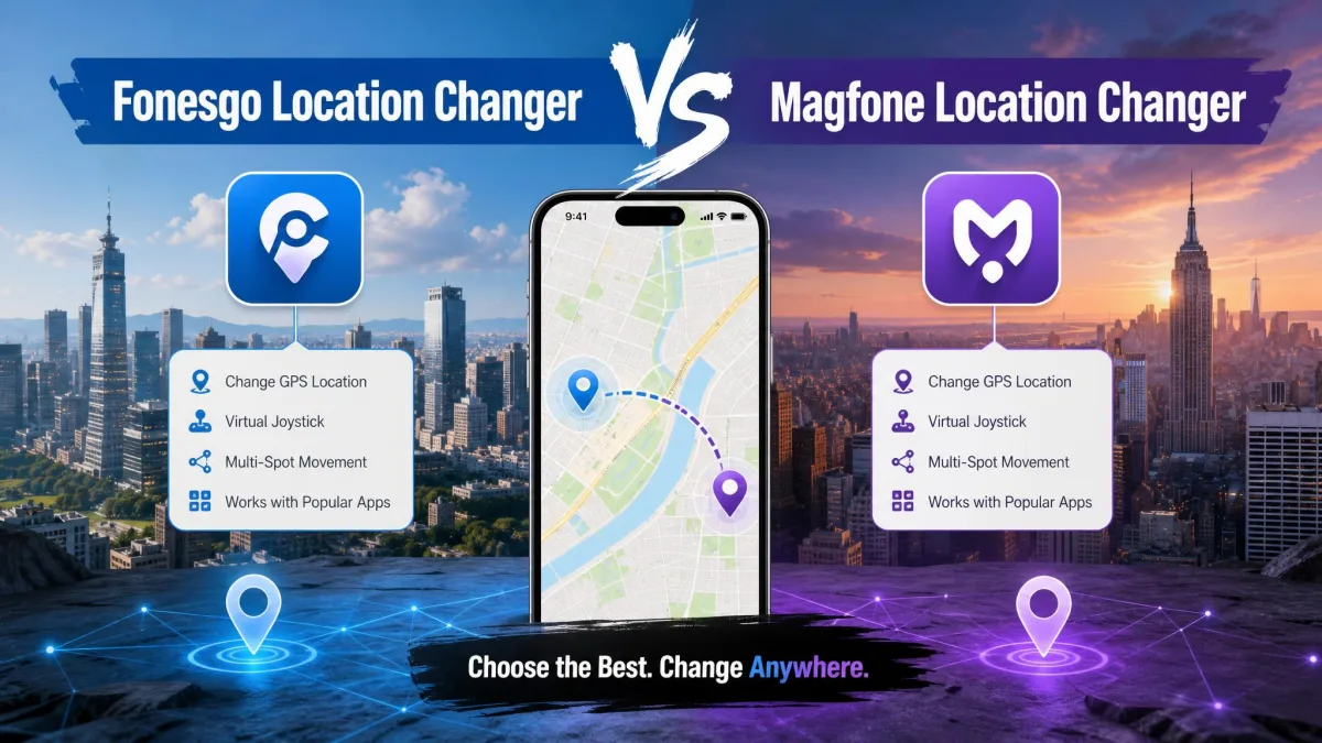 FonesGo vs MagFone Location Changer