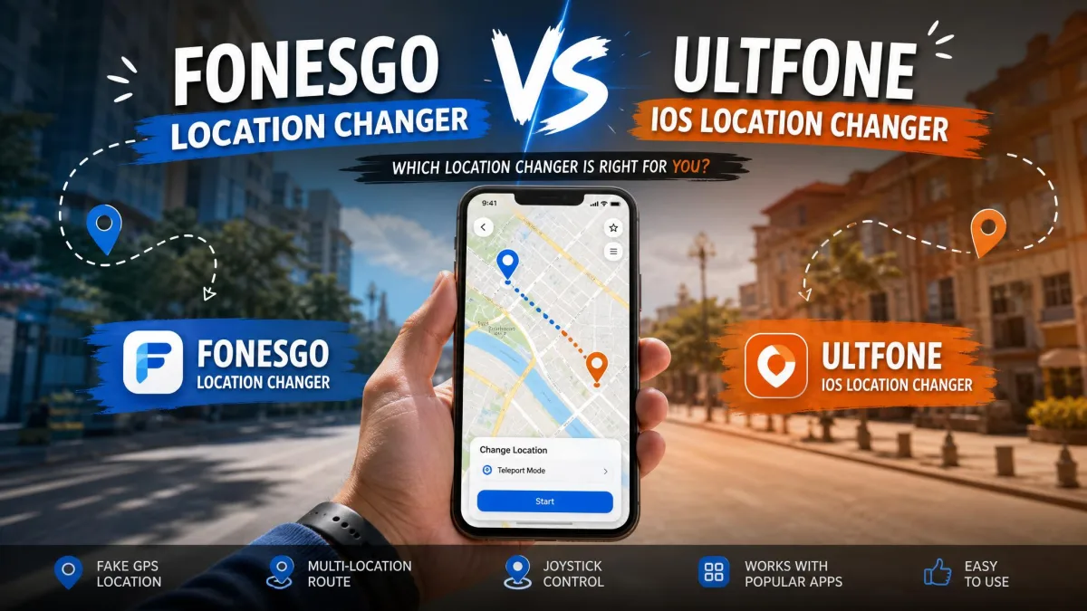 FonesGo vs UltFone Location Changer