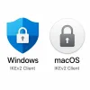 Native Windows and macOS IKEv2 client logo