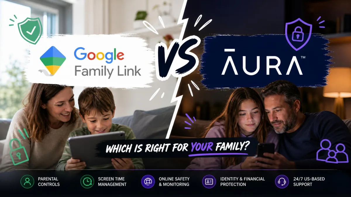 Google Family Link vs Aura