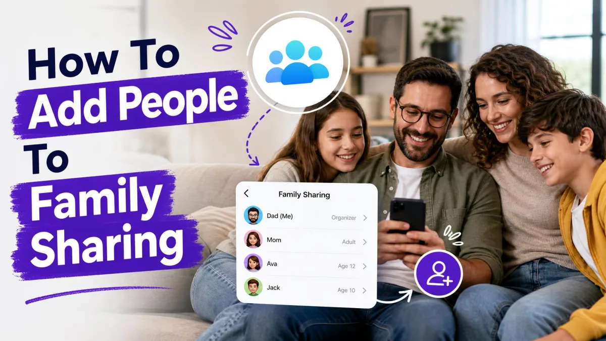 Set Up Family Sharing On iPhone
