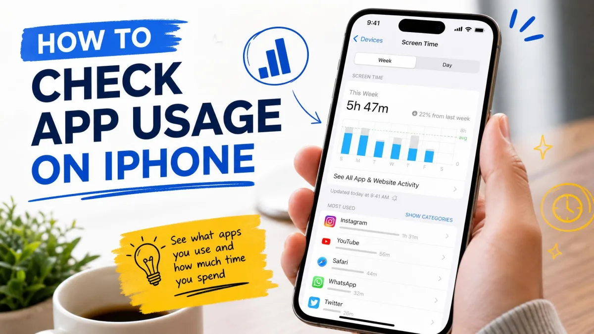How to Check App Usage on iPhone: Screen Time, Data, and Battery
