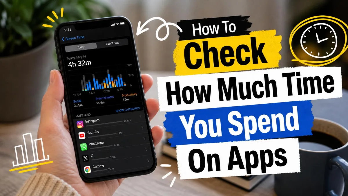 Check How Much Time You Spend On Apps