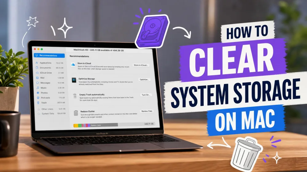 How To Clear System Storage On Mac