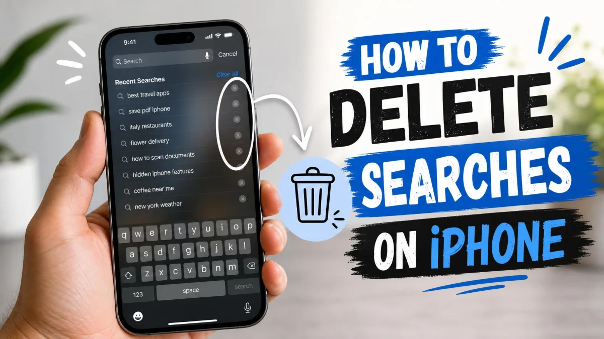 How To Delete Searches On iPhone