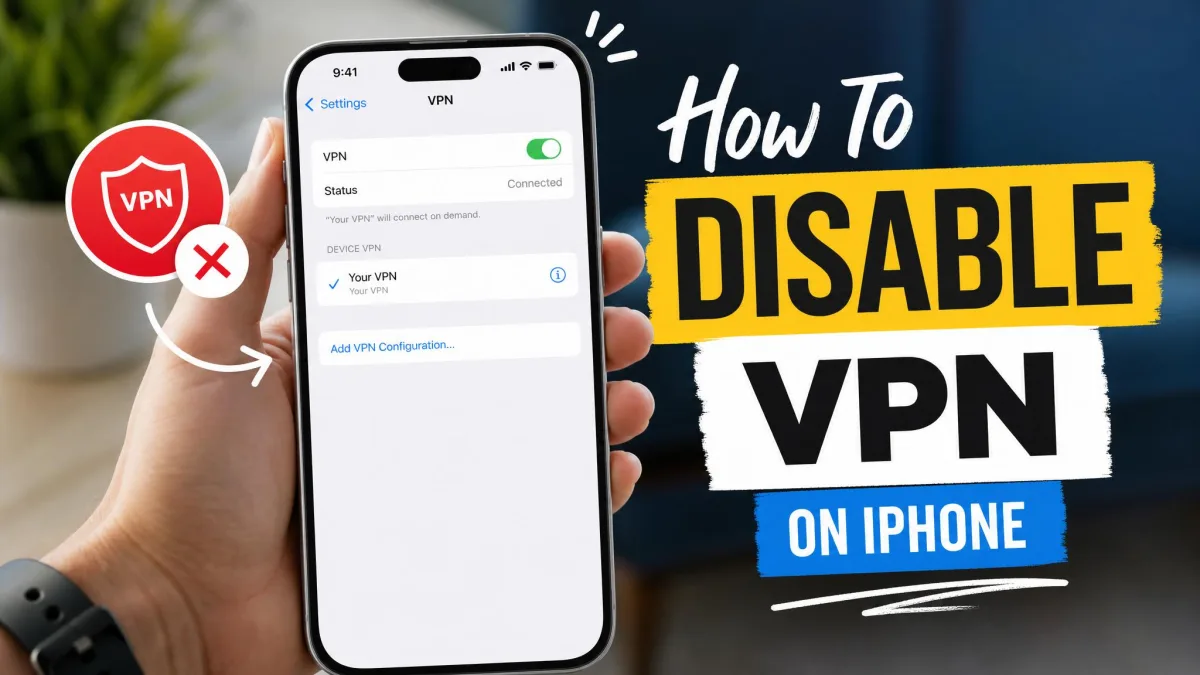 Turn Off A VPN On iPhone