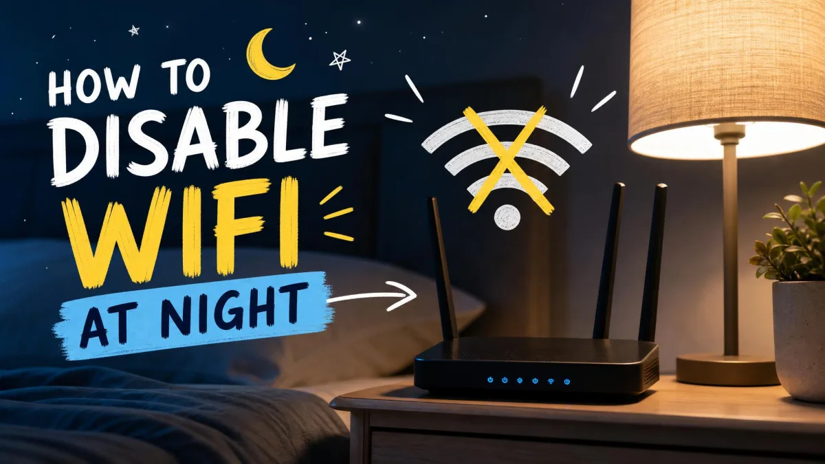 How to Turn Off WiFi at Night: 5 Proven Methods for Better Sleep & Security