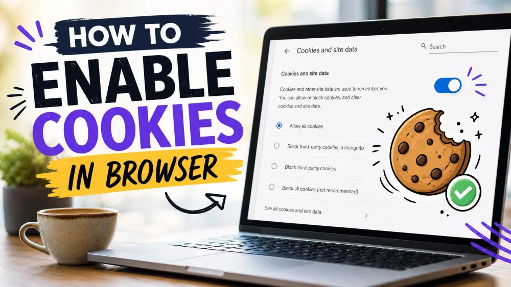 How To Enable Cookies In Your Browser (Chrome, Edge, Firefox, Safari)