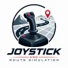 Joystick and route simulation logo