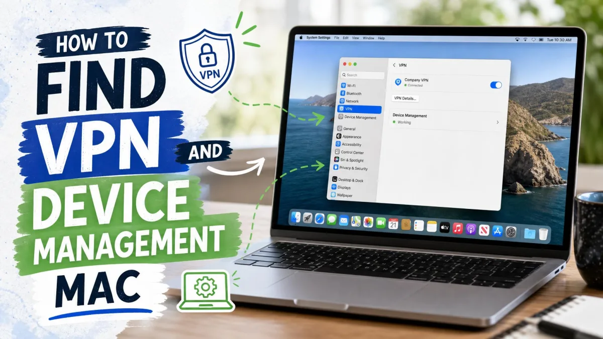 Find VPN Management on Mac