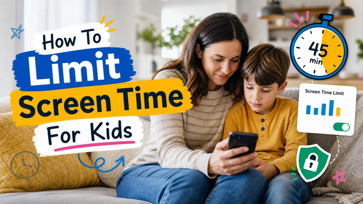 How to Limit Screen Time for Kids: A Practical Parent's Guide
