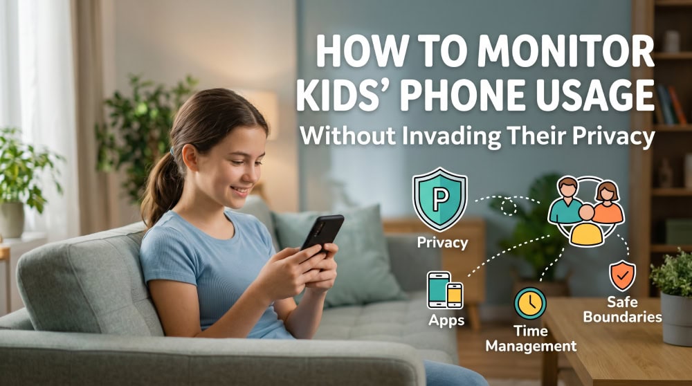 How to Monitor Kids' Phone Usage Without Invading Their Privacy