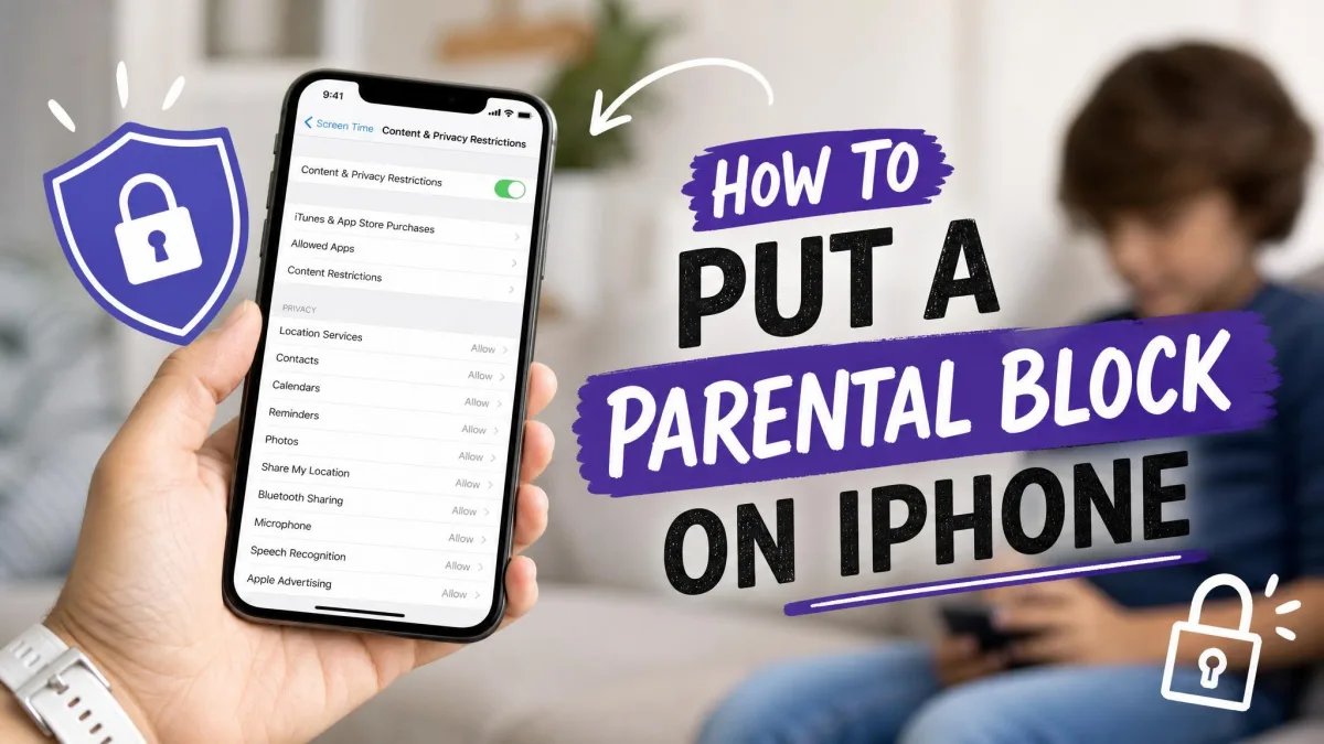 How To Put A Parental Block On iPhone