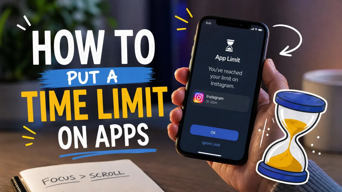How To Put A Time Limit On Apps