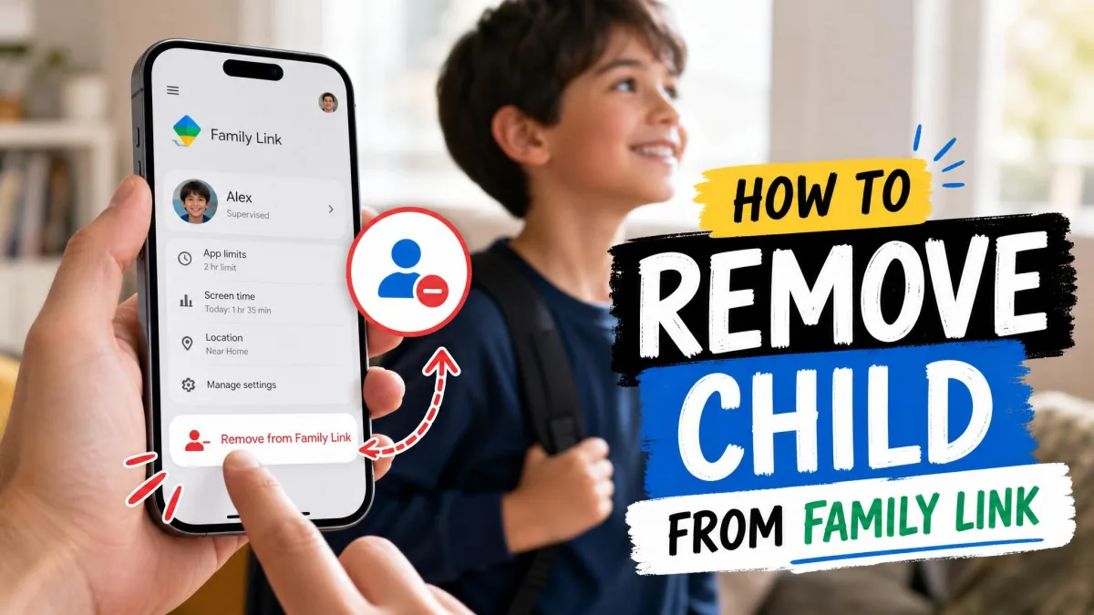 How to Remove a Child From Family Link