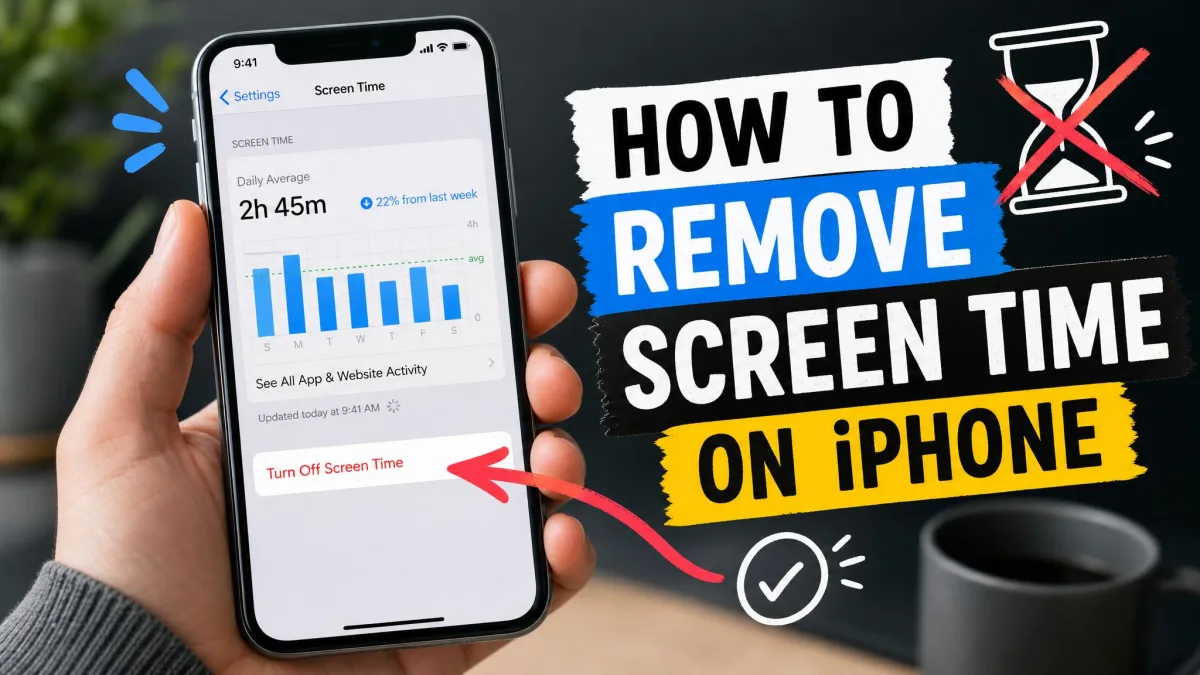 How to Remove Screen Time on iPhone