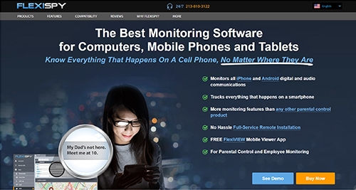 FlexiSPY screenshot