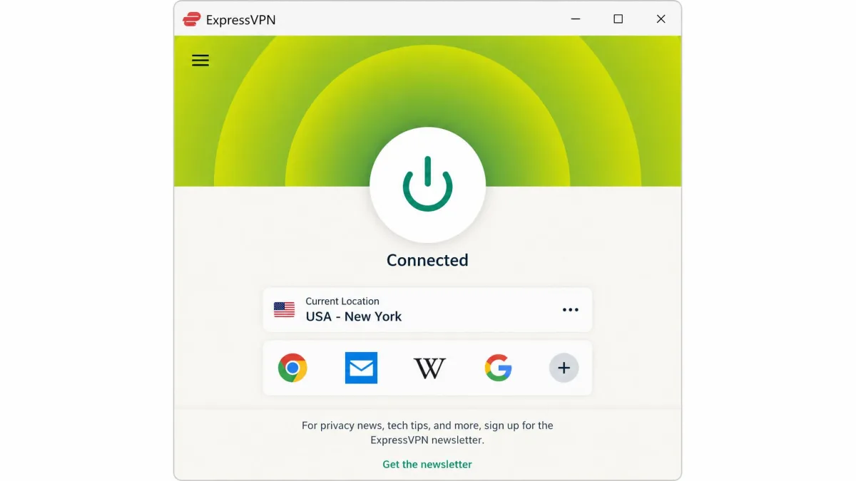 ExpressVPN screenshot