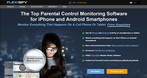 FlexiSPY screenshot