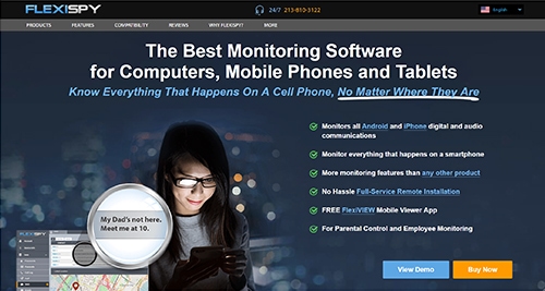 FlexiSPY screenshot