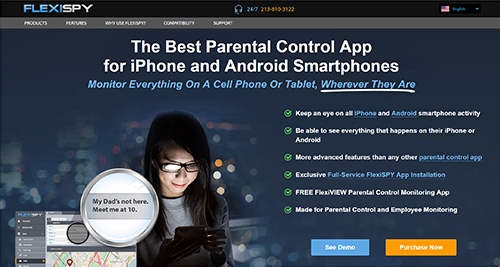 FlexiSPY screenshot