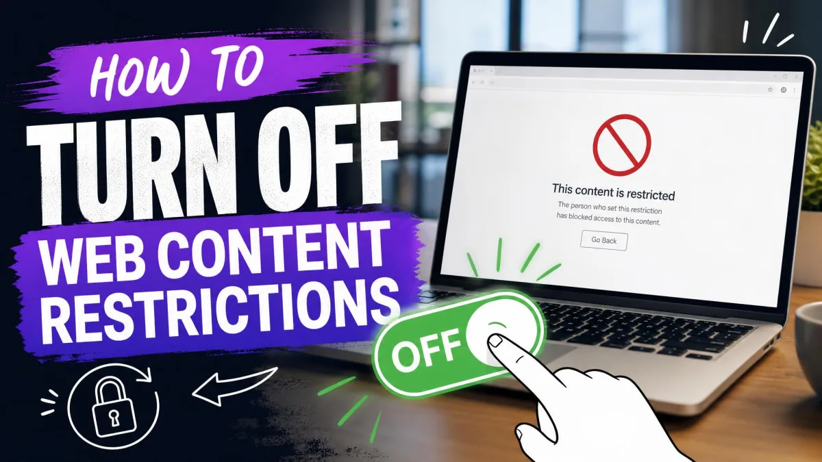 How to Turn Off Web Content Restrictions on an iPhone (Screen Time)