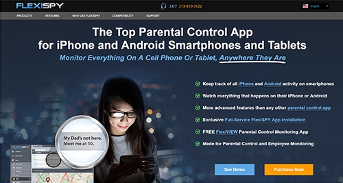 FlexiSPY screenshot