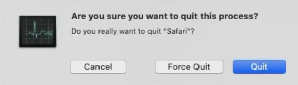 force quite dialog on Mac