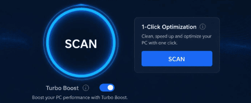 iolo System Mechanic running a scan on Windows 11.
